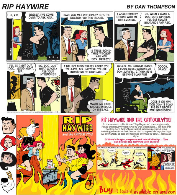 Rip Haywire on Sunday October 1, 2017 Comic Strip