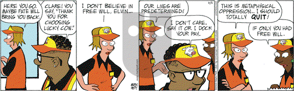Lucky Cow on Thursday June 5, 2003 Comic Strip