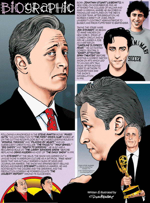 Biographic on Sunday September 6, 2009 Comic Strip