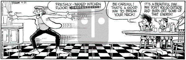 Grand Avenue on Saturday April 21, 2001 Comic Strip