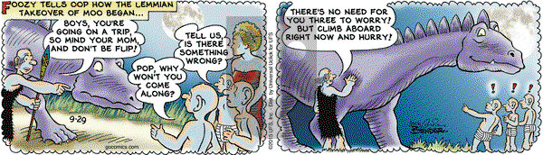 Alley Oop on Tuesday September 29, 2015 Comic Strip