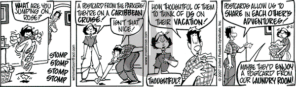 Rose is Rose on Tuesday August 21, 2007 Comic Strip