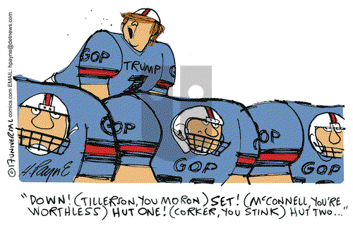 Henry Payne on Friday October 13, 2017 Comic Strip