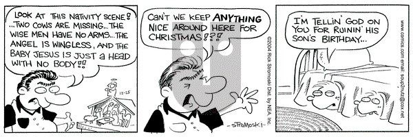 Soup to Nutz - Old on Saturday December 25, 2004 Comic Strip