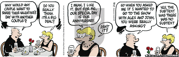 Betty - Friday February 14, 2014 Comic Strip