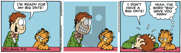 Garfield on Tuesday July 18, 2006 Comic Strip