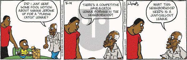 Cleats on Wednesday May 14, 2008 Comic Strip