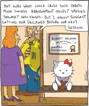 The Argyle Sweater - Thursday December 18, 2008 Comic Strip