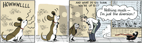 Fred Basset on Friday January 27, 2012 Comic Strip