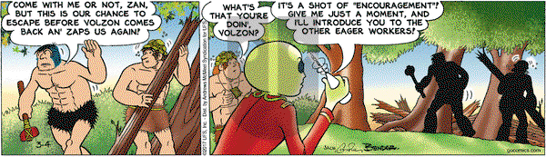 Alley Oop on Saturday March 4, 2017 Comic Strip