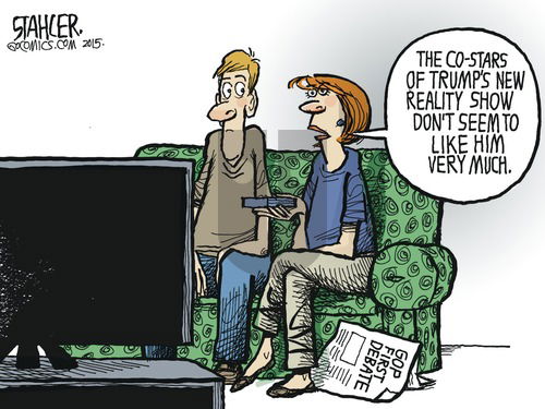 Jeff Stahler on Sunday August 9, 2015 Comic Strip
