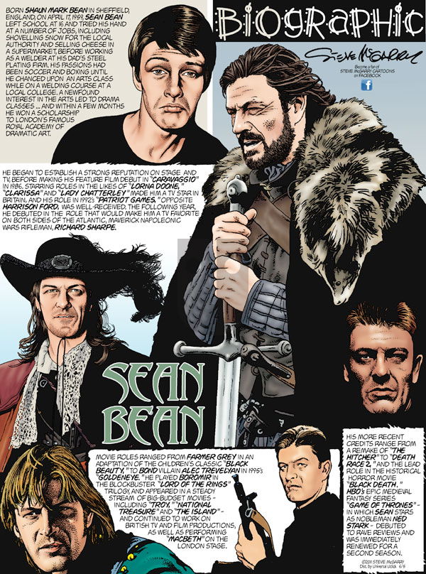 Biographic on Sunday June 5, 2011 Comic Strip