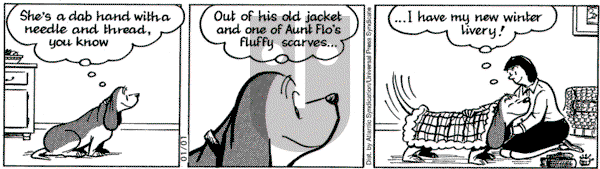 Fred Basset on Saturday January 1, 2005 Comic Strip