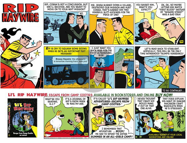 Rip Haywire on Sunday November 20, 2016 Comic Strip