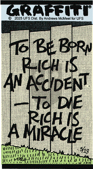 Graffiti on Tuesday May 13, 2025 Comic Strip
