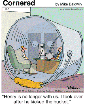 Cornered on Monday October 7, 2019 Comic Strip