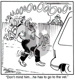 Marmaduke on Friday February 20, 1998 Comic Strip