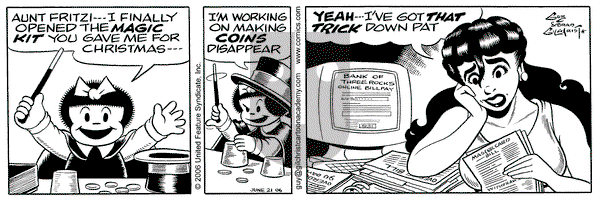 Nancy on Wednesday June 21, 2006 Comic Strip