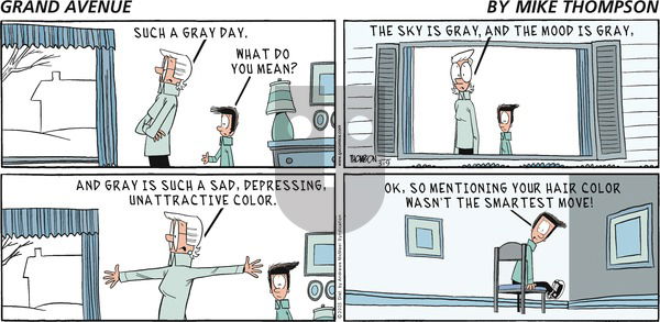 Grand Avenue on Sunday March 9, 2025 Comic Strip