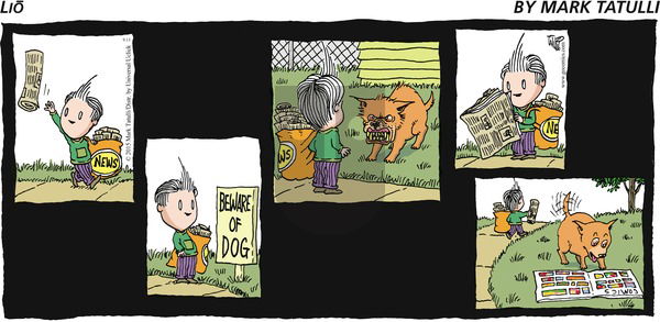 Lio on Sunday September 13, 2015 Comic Strip