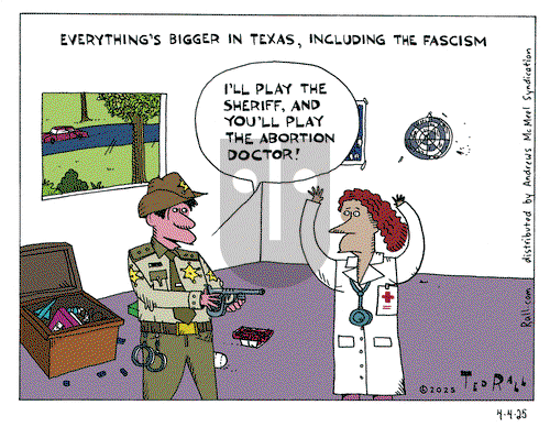Ted Rall on Friday April 4, 2025 Comic Strip