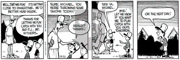 Grand Avenue on Monday September 22, 2003 Comic Strip
