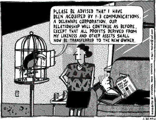 Ted Rall on Monday July 21, 1997 Comic Strip