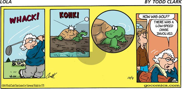 Lola on Sunday October 4, 2015 Comic Strip