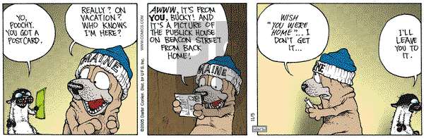 Get Fuzzy on Saturday November 5, 2005 Comic Strip