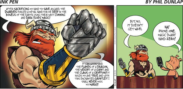 Ink Pen on Sunday August 15, 2010 Comic Strip