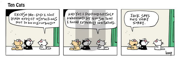 Ten Cats - Thursday February 2, 2023 Comic Strip