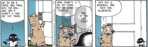 Get Fuzzy on Tuesday May 13, 2008 Comic Strip