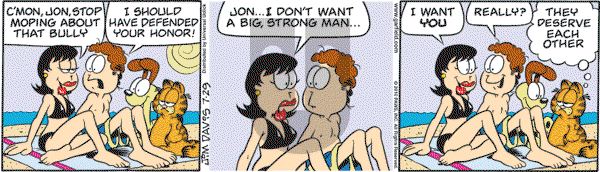 Garfield - Thursday July 29, 2010 Comic Strip