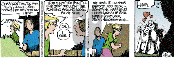 For Better or For Worse - Thursday August 31, 2023 Comic Strip