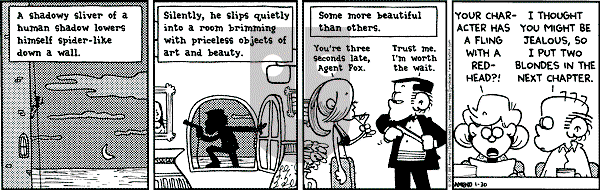 FoxTrot on Tuesday January 30, 2001 Comic Strip