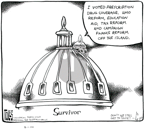 Tom Toles on Tuesday August 1, 2000 Comic Strip