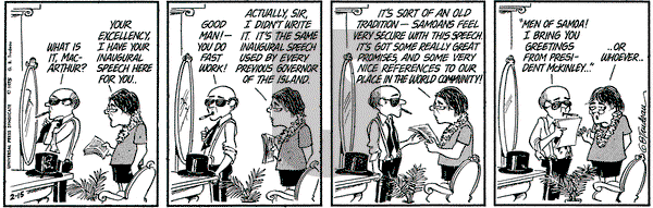 Doonesbury on Saturday February 15, 1975 Comic Strip