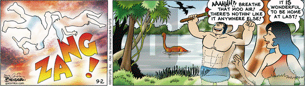 Alley Oop on Wednesday September 2, 2015 Comic Strip