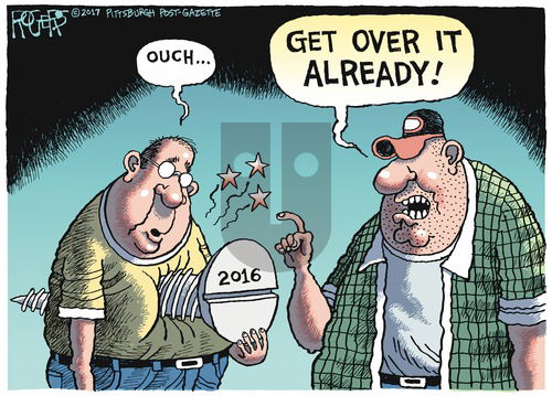 Rob Rogers on Sunday January 1, 2017 Comic Strip