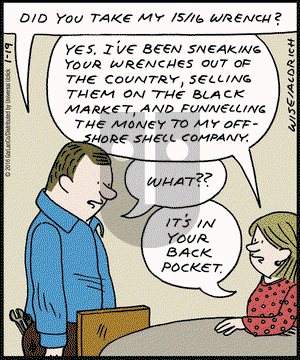 Real Life Adventures on Tuesday January 19, 2016 Comic Strip
