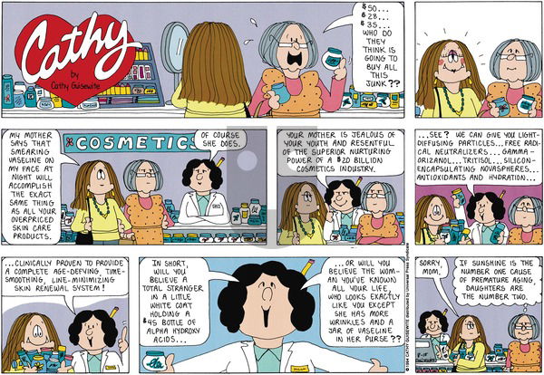 Cathy Classics on Sunday August 15, 1999 Comic Strip