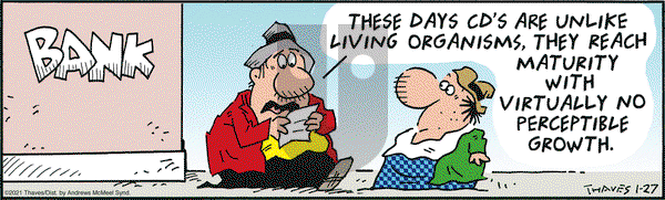 Frank and Ernest on Wednesday January 27, 2021 Comic Strip
