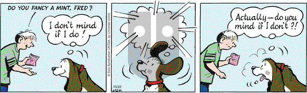 Fred Basset on Saturday October 22, 2016 Comic Strip