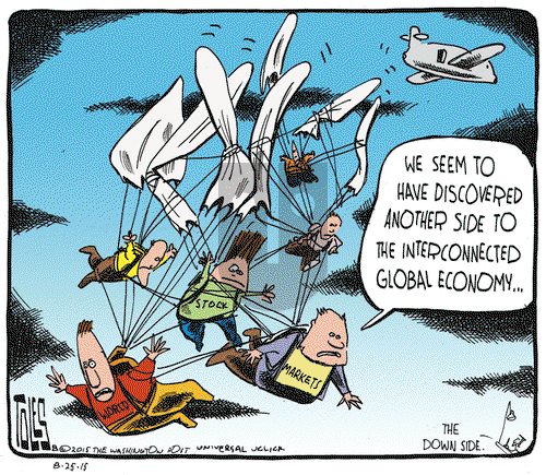 Tom Toles on Tuesday August 25, 2015 Comic Strip