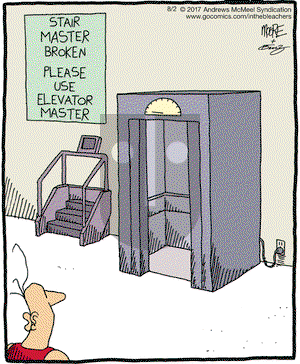 In the Bleachers on Wednesday August 2, 2017 Comic Strip