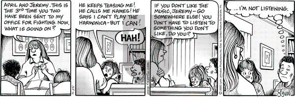 For Better or For Worse on Tuesday April 25, 2000 Comic Strip
