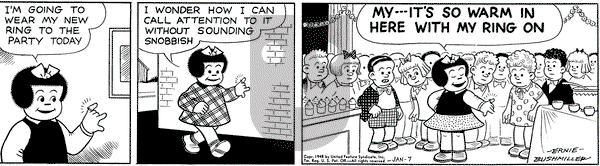 Nancy - Wednesday January 7, 1948 Comic Strip