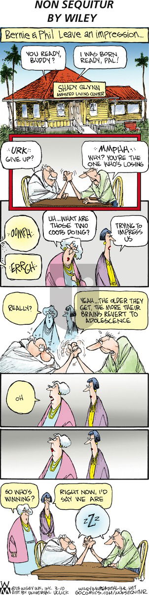 Non Sequitur on Sunday March 10, 2013 Comic Strip