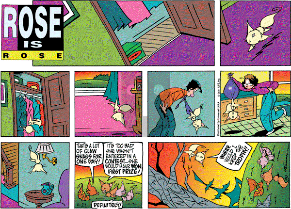 Rose is Rose on Sunday November 27, 2011 Comic Strip