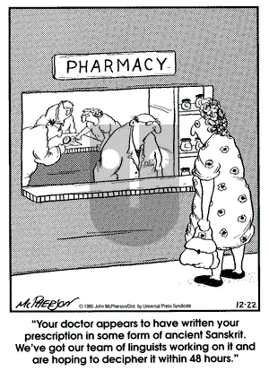 Close to Home on Friday December 22, 1995 Comic Strip